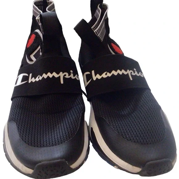 Champion Rally Pro Hi Top Shoes CM100018 Black Sz 11M - Picture 3 of 8